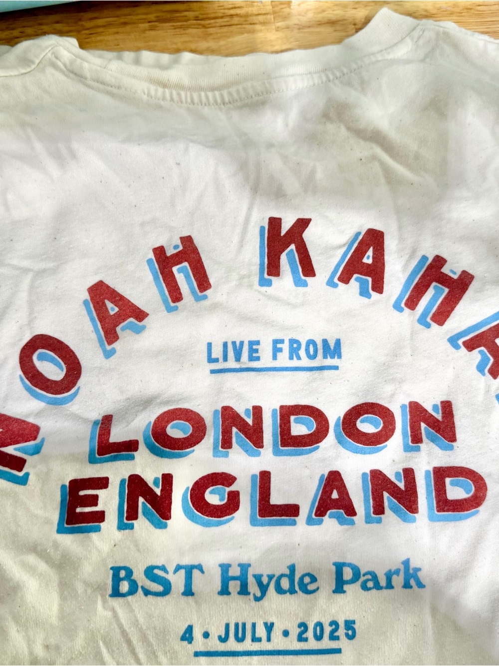 White 'Live From London' Short Sleeve Graphic Tee